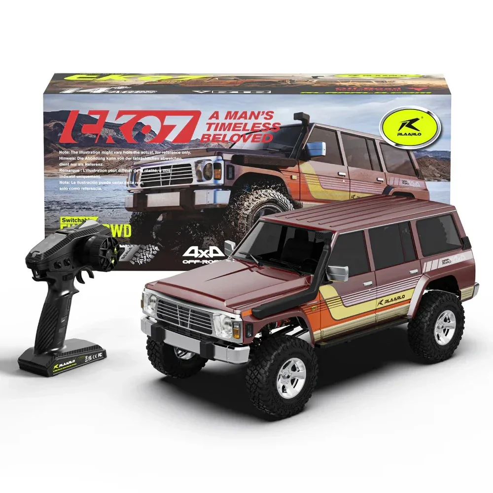 RLAARLO TK07 4x4 Brushed RC Rock Crawler 1/7 Electric Remote