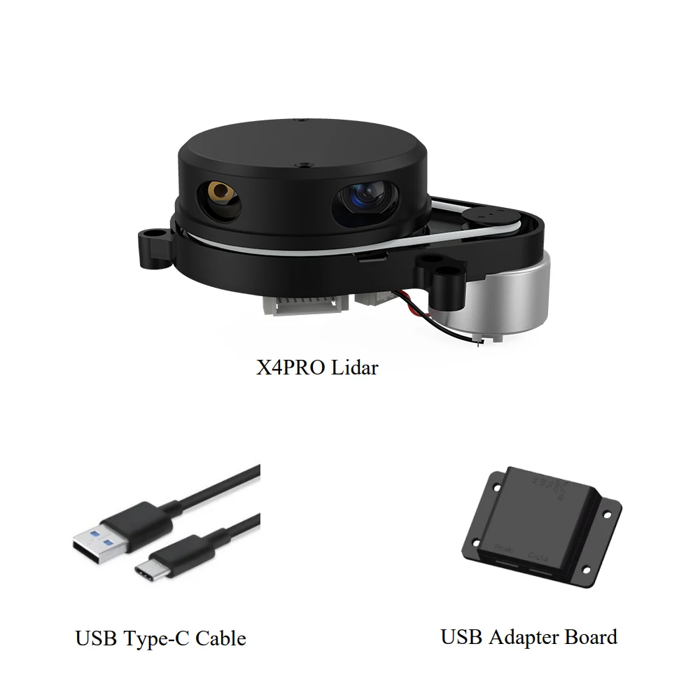 Lidar YDLIDAR X4 PRO Range Distance 0.12-10m Navigation & Obstacle Avoidance 360° Scan Angle EAI X4PRO ROS Learning robot 5