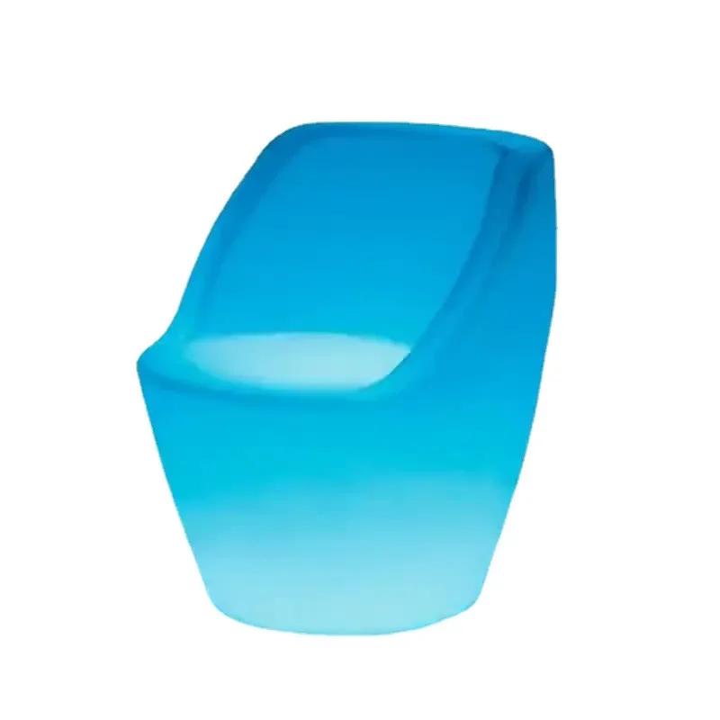 

Led Colorful Light Bar Backrest Chair Family Lounge Outdoor Beach Chair Bar Stools Creative Glow Furniture Cafe Milk tea
