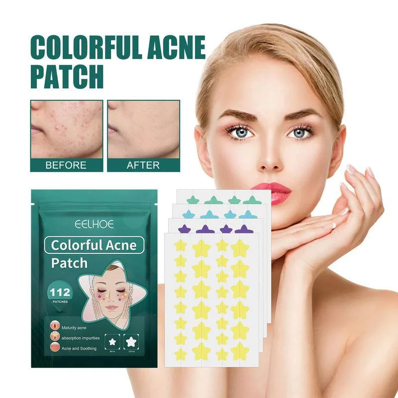 112pcs Colorful Acne Removal Pimple Patch Beauty Acne Tools Pimple Acne