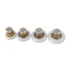Bathroom Glass Door Runner Sliding Shower Door Roller Wheel Plastic Swivel Caster Wheels for Translating Glass Door In Bathroom 1