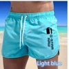 New men's quick drying and breathable beach swimming pants with multi-color printed sports and fitness shorts for external wear 4