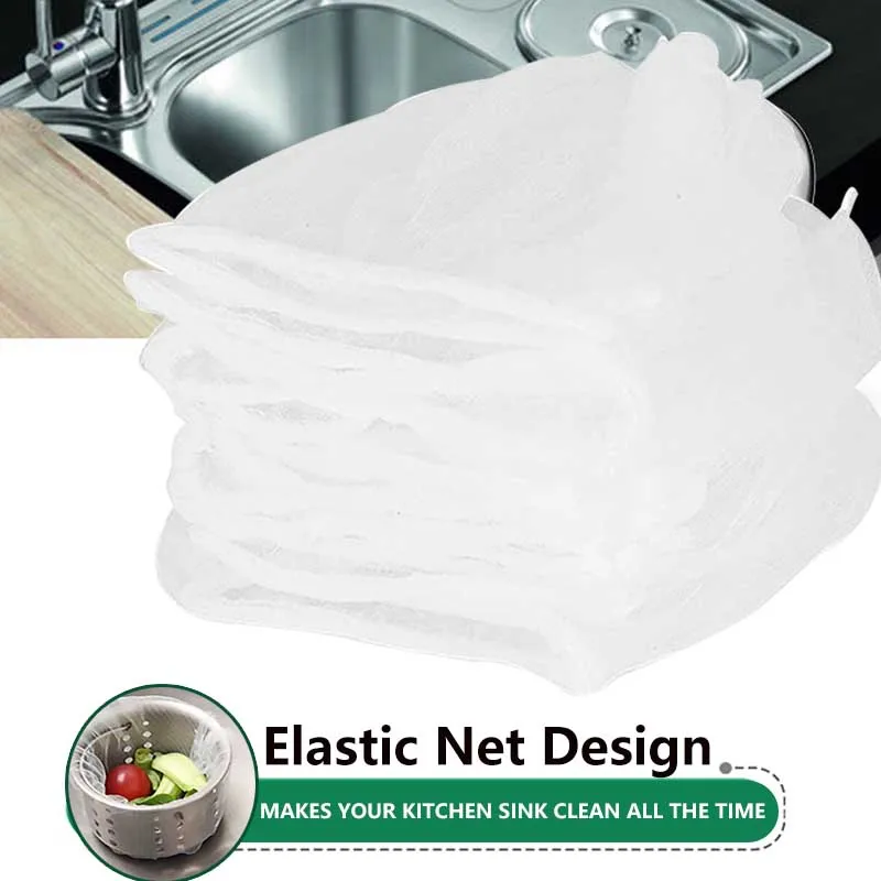 1000-100Pcs Disposable Kitchen Sink Filter Mesh Drainage Screen Sink Garbage Net Sewer Garbage Filter Meal Residue Pool Mesh Bag sink filter,kitchen sink filter,sink strainer,kitchen sink strainer