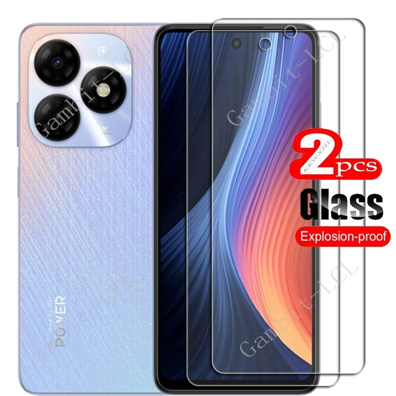 

2 шт., защитная пленка для экрана Itel P55 4G 6,6 дюйма защитный чехол с закаленным стеклом ON ItelP554G ItelP55 P 55 A666L