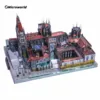 Microworld 3D Metal Puzzle Spain Burgos Cathedral Building Model Assemble Kits Laser Cut Educational Jigsaw Toys Gifts For Adult 1