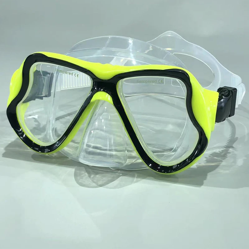 Adult Snorkeling Mask Set with Anti-Slip Buckle