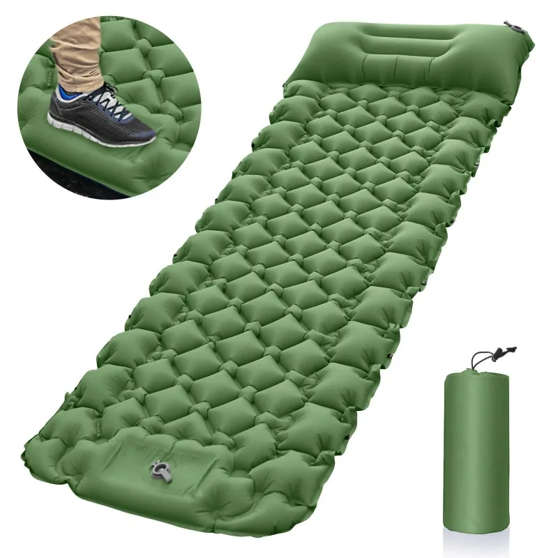 outdoor-inflatable-mattress-lightweight-portable-outdoor-camping-foot-step-moisture-proof-inflatable-mattress-lunch-break-car