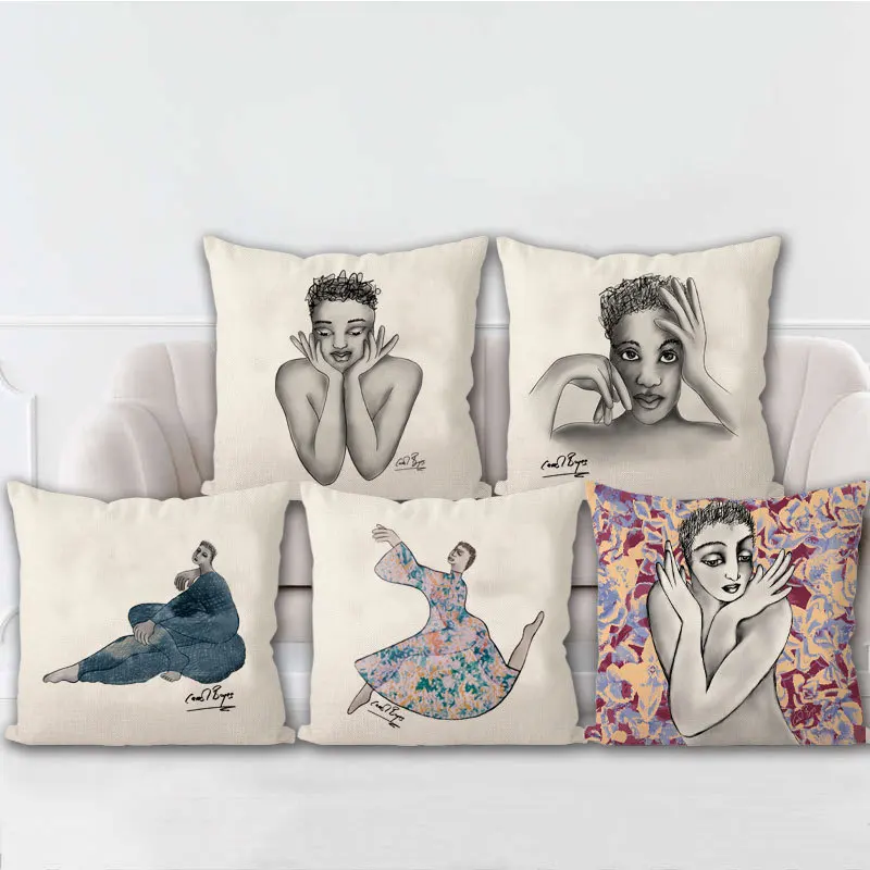 

South African Sofa Decoration Pillowcase Car Office Cushion Lunch Break Pillowcase