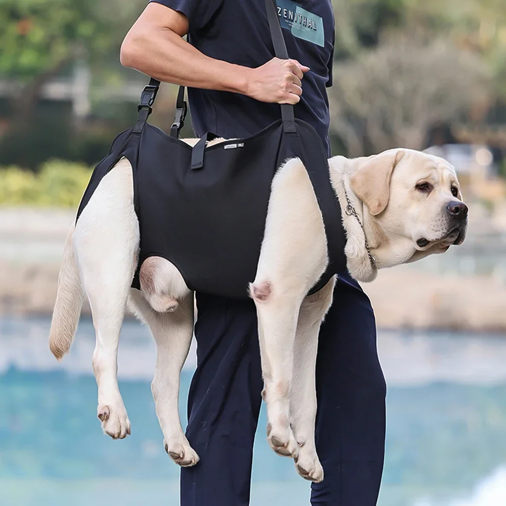 1Pc Dog Lift Harness Sling For Whole Body Dog Legs Support Carriers Harness For Elderly Injured Disabled Dogs For Large Dogs
