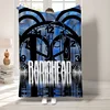 R-Radiohead Anime Blanket for Decorative Sofa Bedspread on the Bed Fluffy Soft Blankets Boho Home Decor Bedroom Decoration Throw 5