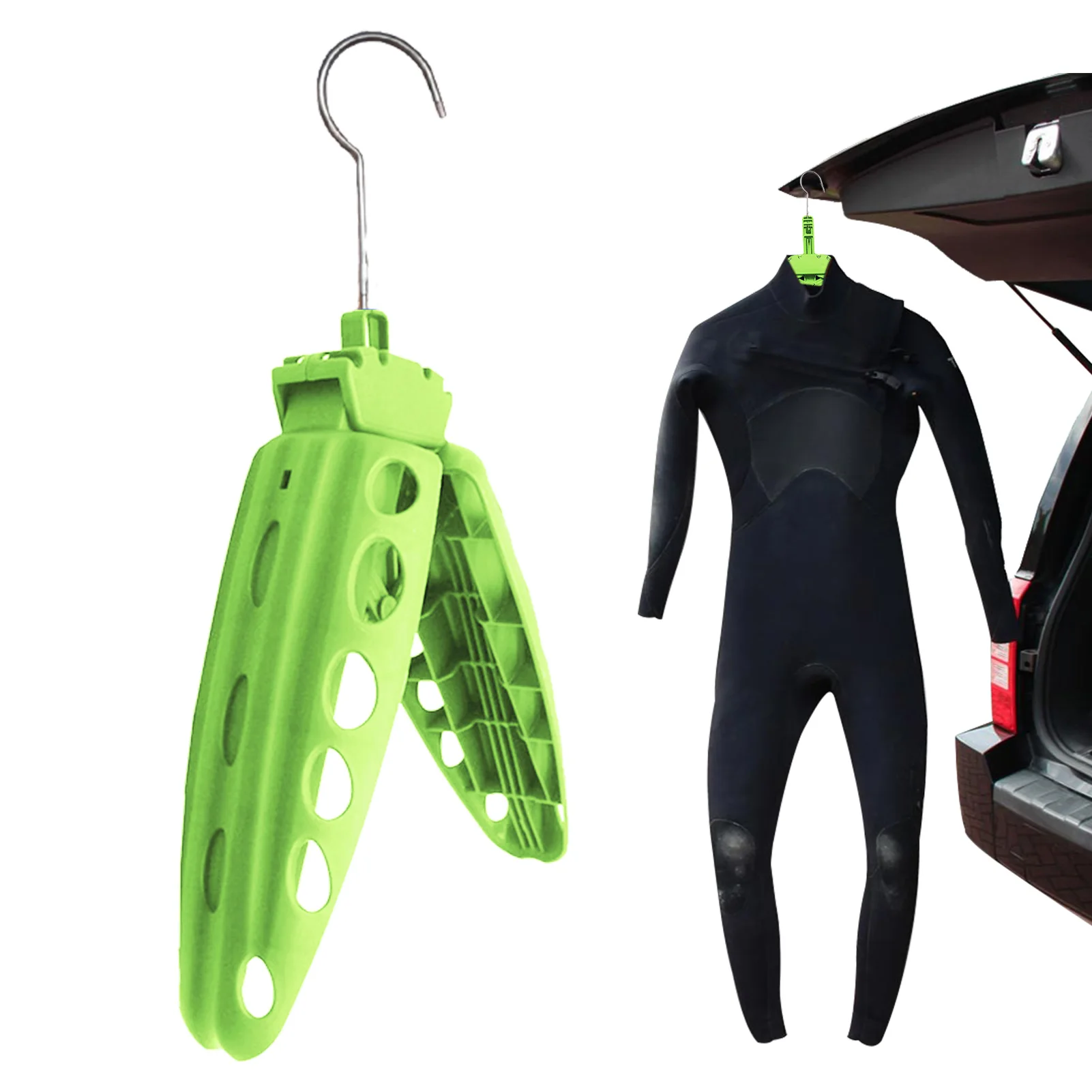 Cintre pour Combinaison de plongée, Cintre de Combinaison de plongée Pliant à séchage Rapide Multifonctionnel, Vêtements de Surf Lourds Cintre pour Surf, plongée, Combinaison