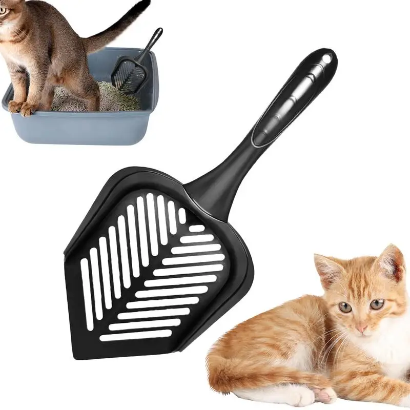 

Non-stick Litter Scooper Poop Shovel One-Piece Portable Cat Litter sifter Pet Cleaning Tools Cat Poop Tool Sifter Scoop Shovel