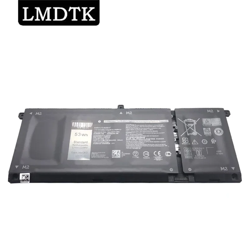 

LMDTK New H5CKD Laptop Battery For Dell Inspiron 5502 5505 5409 5400 2-IN-1 7506 3410 3510 9077G P129G P102F 5401 5509 5408 53WH