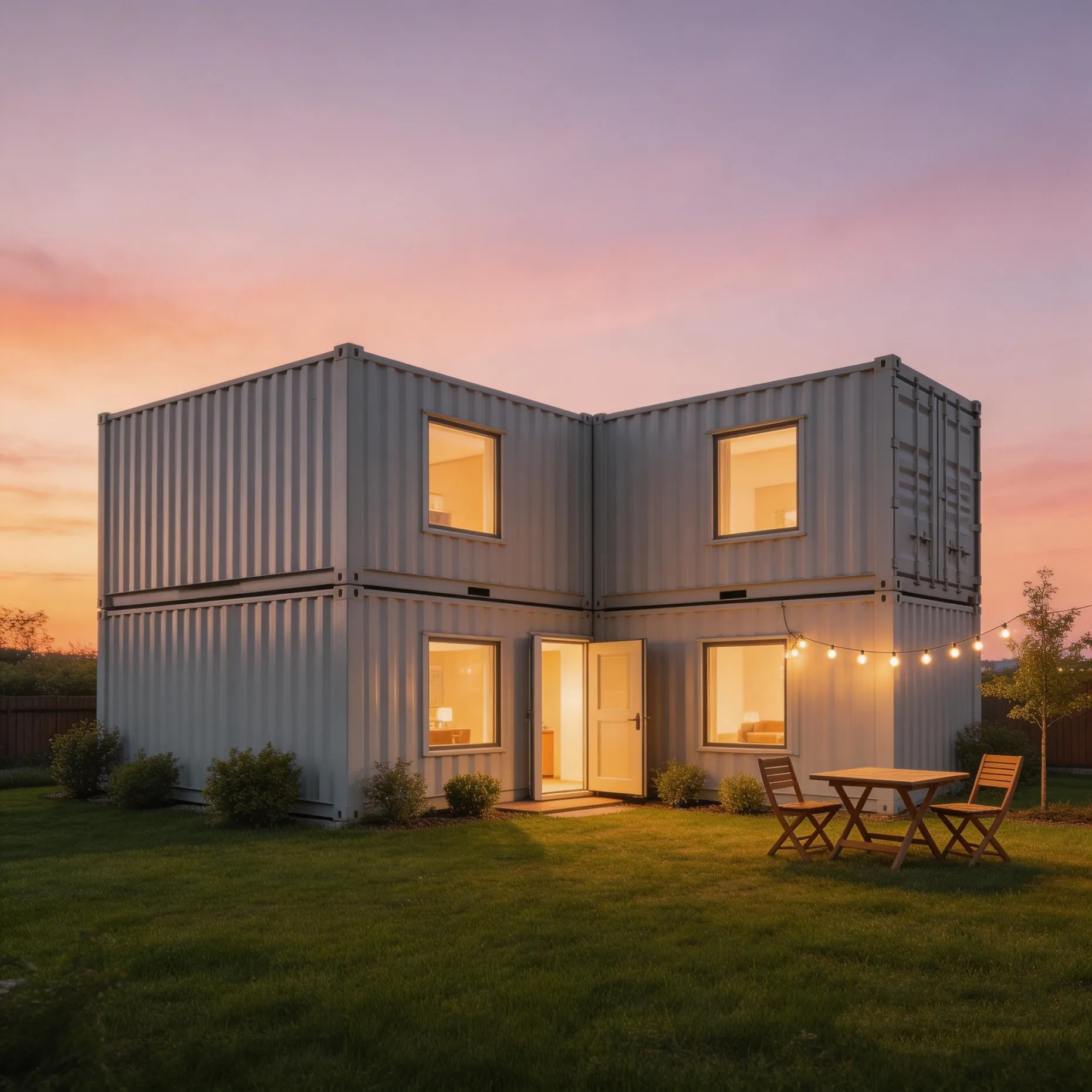 Customized Prefabricated House 2 Story Container Home Modern Modular ...
