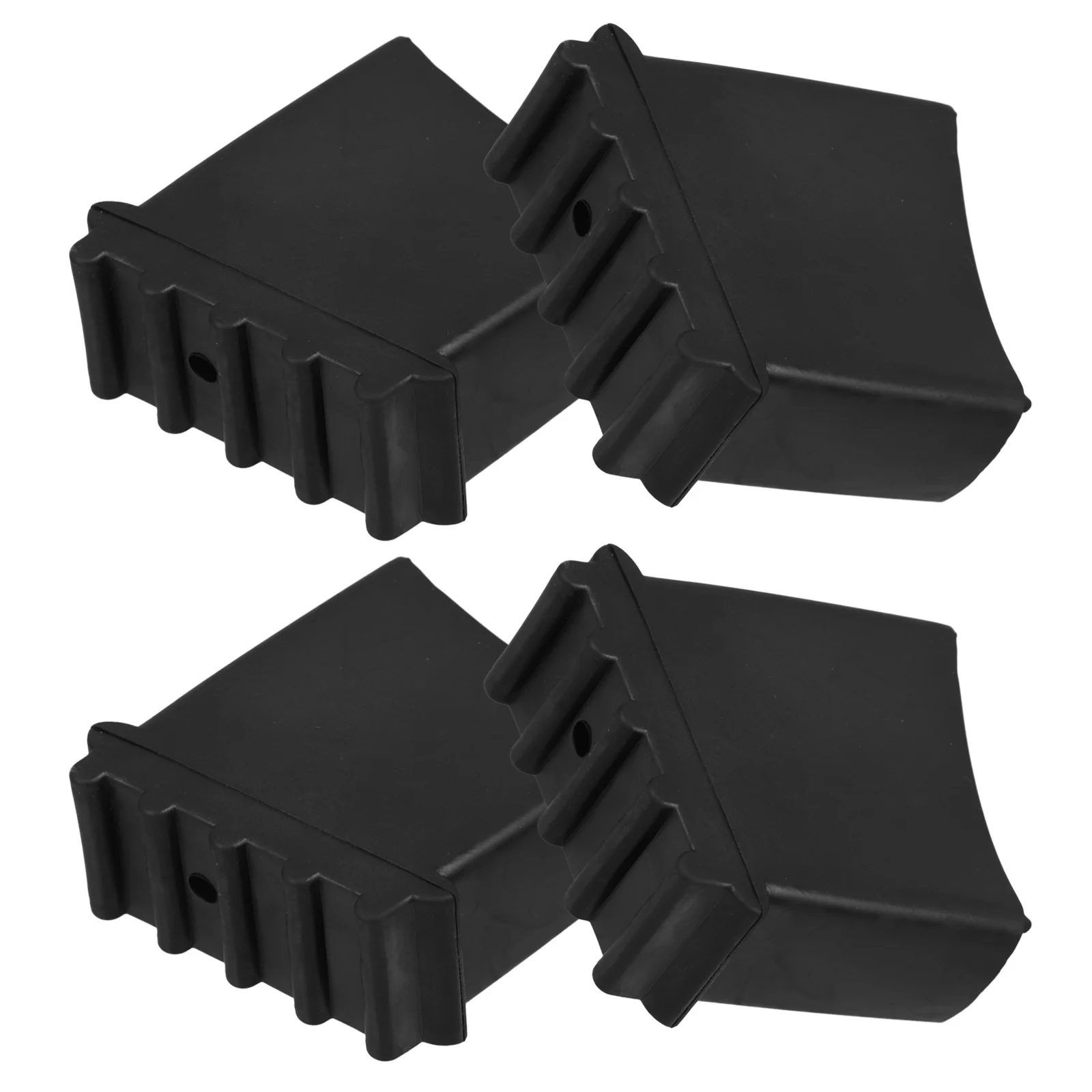 4 Pcs Ladder Foot Cover Stress Dispersion Folding Feet Covers Accessories Replacement Protectors Rest Mat Rubber Pads ladder feet covers