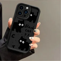 Charming Black Cat Phone Case Design - Samsung A23 5G (S16275)