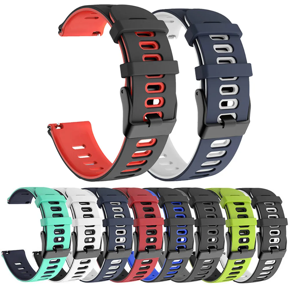 Silicone Wristband - 22mm Watch Band Replacement Strap