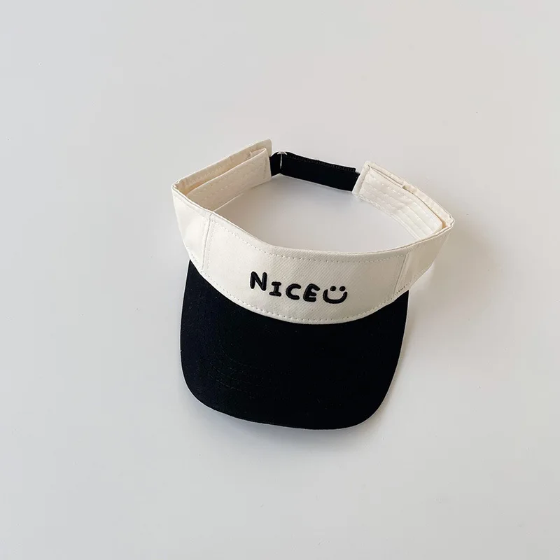 Free Shipping Kids Hollow Visors Kawaii Korean Bear Sun Hats Baseball Caps for Boys Girls Adjustable Kids Hats Caps_voghion.com