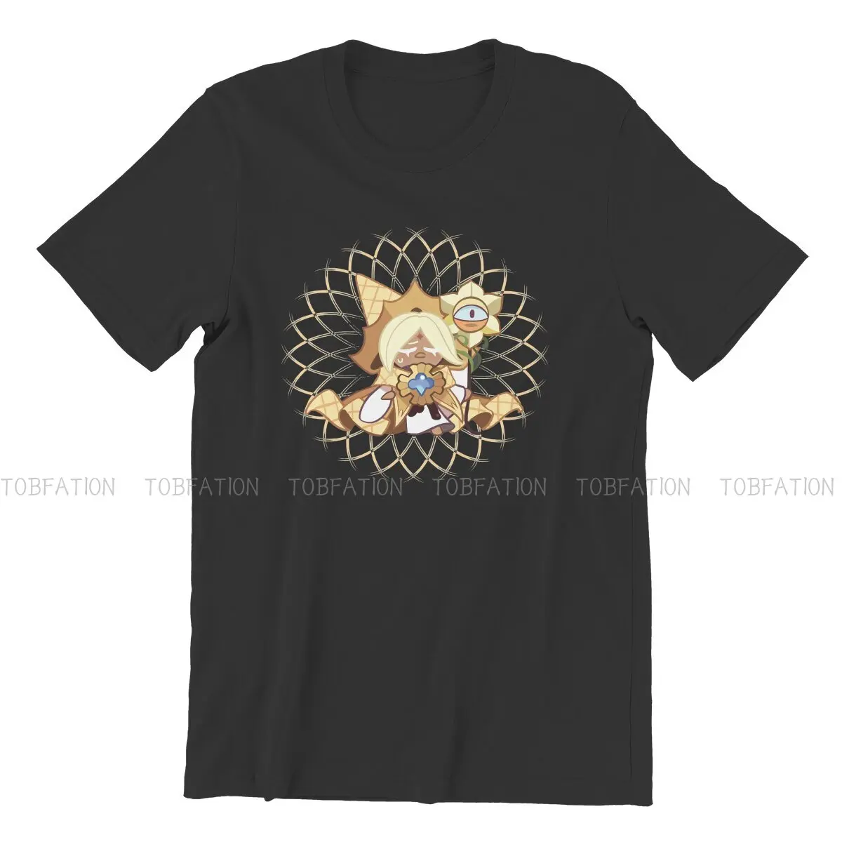 クッキーランキングダム　Tシャツ クッキーランキングダムTシャツ男性用,夏用,ポリエステル,原宿