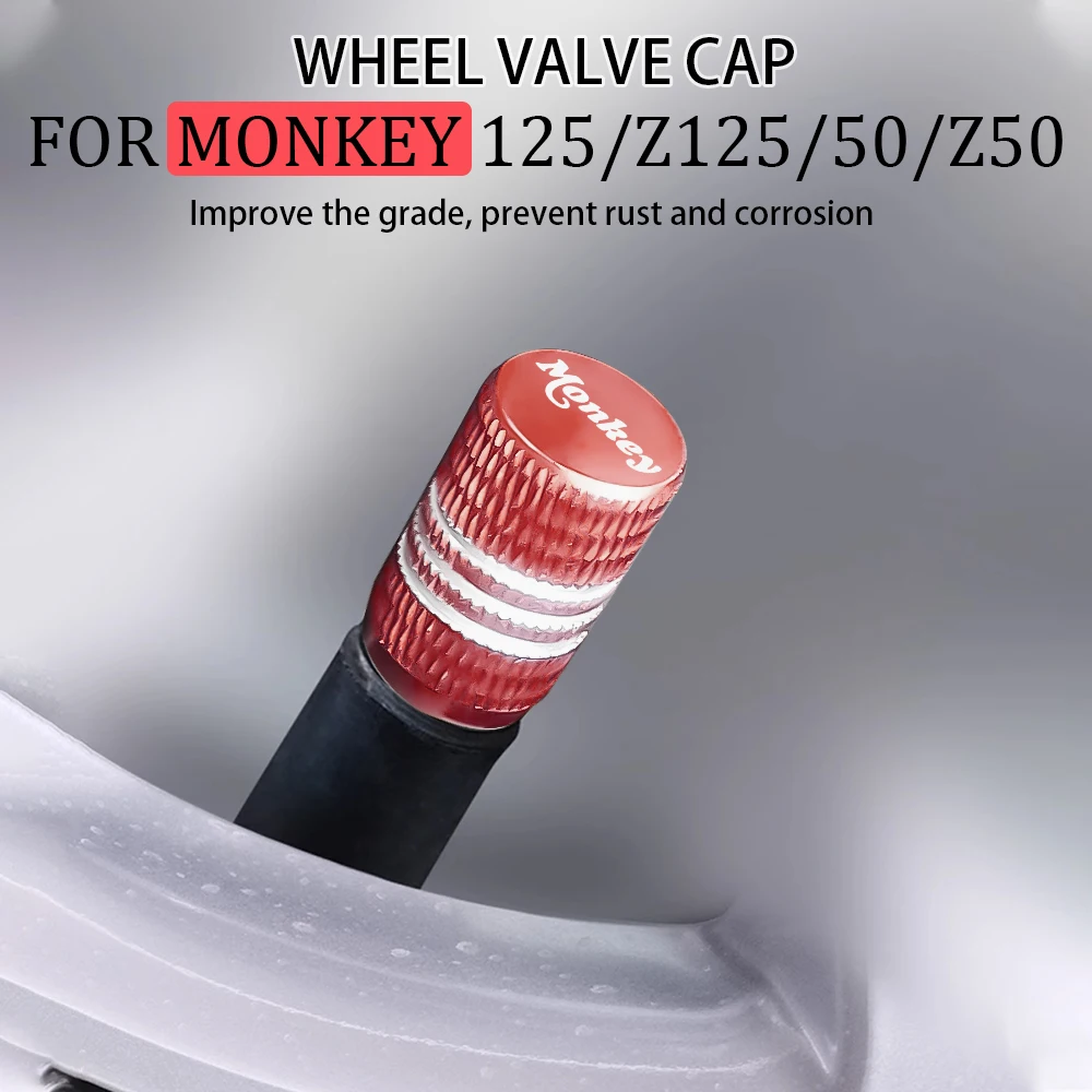 

Motorcycle Tire Valve Cover Aluminum Alloy Monkey 125 Accessories for HONDA 125 Z125 50 Z50 Z 50 2013 2014 2018 2022 2023 2024