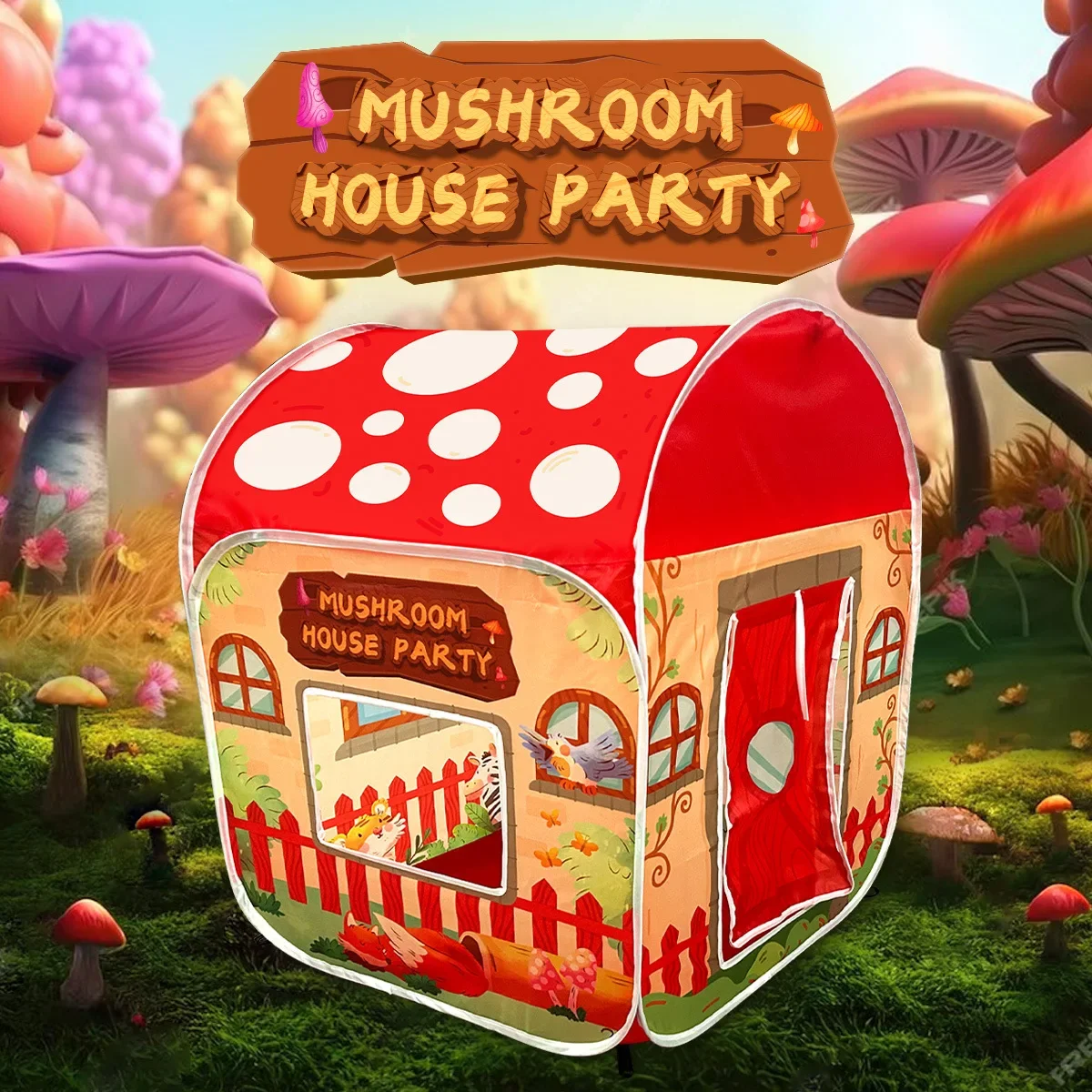 Portable Kids Play Tent Outdoor Games House
