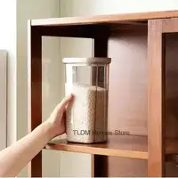 ตู้เก็บของ ตู้ครัว ชั้นวางจาน สำหรับห้องครัวขนาดเล็ก อพาร์ทเมนต์ ตู้ครัวมินิมอล ตู้ตั้งพื้น หลายชั้น สำหรับใช้ในบ้าน ทำจากไม้ไผ่ 5