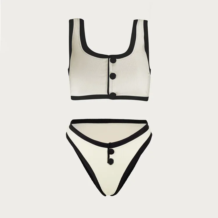 2024 Women's bikini  Color Block Sexy Swimsuit Swimwear Summer Vacation Beachwear Luxury Bath suits tankini holiday dress