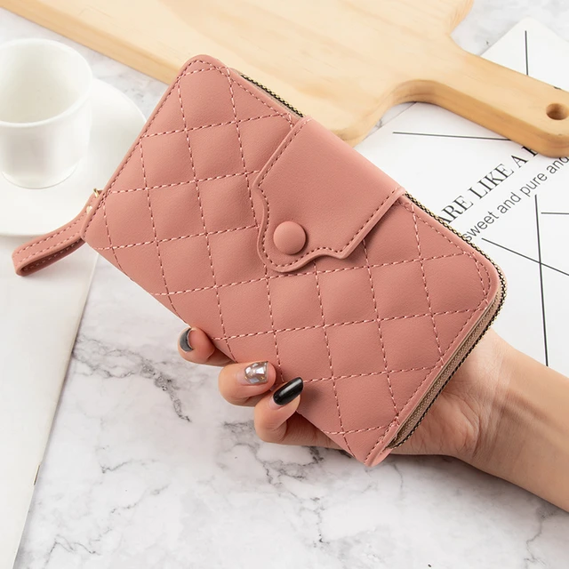 Fashion Zipper Wallet Ladies Long Wallet Tote Bag Coin Card Holder PU  Leather Wallet Wallet - AliExpress