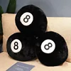 Nice Simulation Billiards 8 Ball Plush Pillow Stuffed Soft Toy Eight Pool Players Home Decor Indoor Sport Creative Gift 4