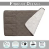 100% Waterproof Quilted Sofa Arm Covers Pet Mat Pocket Storage Bag Slip Covers Removable Stretch Furniture Arm Couch Protector 2