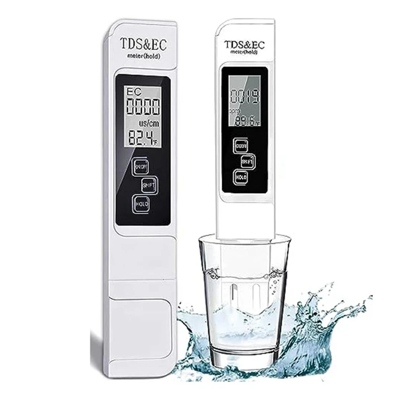 

Цифровой тестер воды TDS 3 в 1, измеритель температуры и температуры для гидропоники, питьевой воды