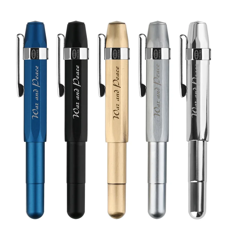 Travel Short Fountain Pen Pocket Pen Delike Alpha Fountain Pens