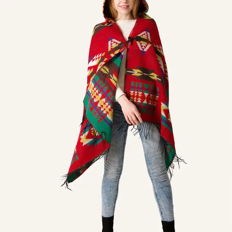 Рисунок 3 - Женское богемное пончо с этническим