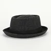 Classic Pork Pie Bowler Hat Panama Flat Fedora Jazz Cap Unisex Heisenberg Style 1