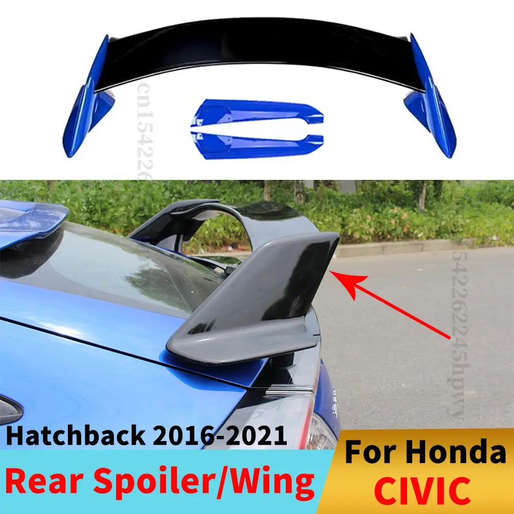 

Rear Trunk Spoiler Wing Refit Trim Racing Sport Boot Lip Tail Exterior Part Deflector For Honda CIVIC Hatchback FK7 2016-2021