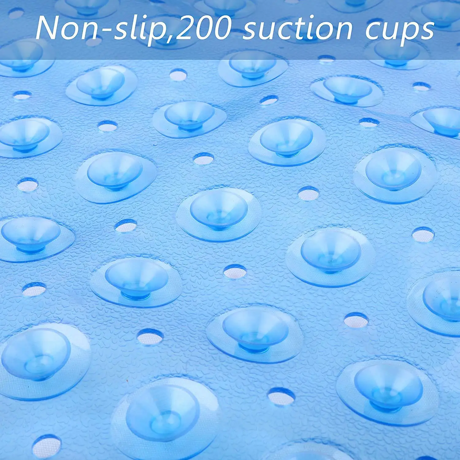 Large Anti-Skid Bathtub Mat with Suction Cups – Non-Slip Soft Surface for Bathroom Safety and Comfort
