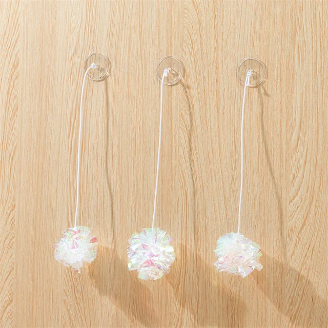 Cat Toy Stick Feather Wand With Bell Mouse Cage Toys Plastic Artificial Colorful Cat Teaser Toy Pet Supplies Random Color 3