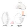 Electric Breast Pump Wearable Hands Free Breast Pump Invisible Silent Pain Free Feeding Pump with 24mm Flange 150ml Capacity 5