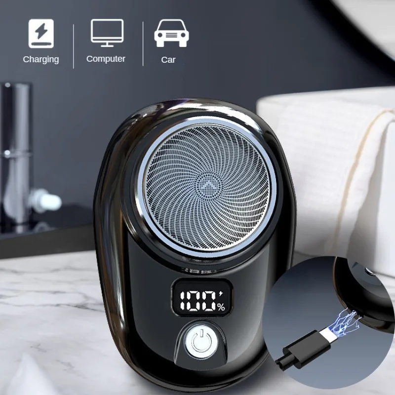 Electric Shavers Travel Shaver Portable Razor Man Wet And Dry Rechargeable Charging Shaving Machine Mini Men electric shaver,electric razor,rotary shaver,cordless shaver