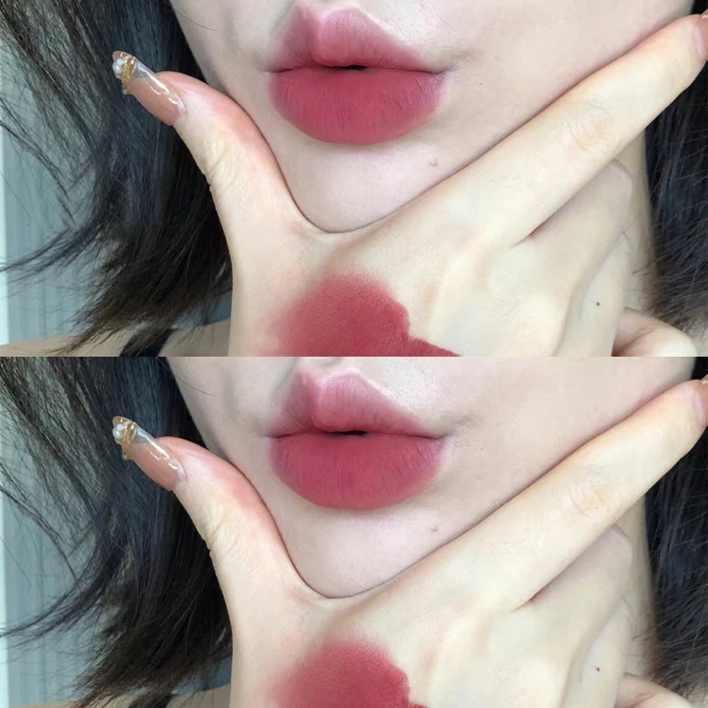 Velvet Matte Mist Waterproof Liquid Lip Gloss - Non-Stick, Smudge-Proof, Long-Lasting