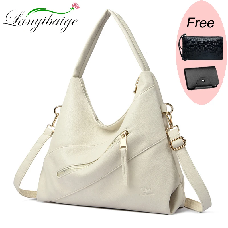 HighQualityLeatherToteBagSquareLargeCapacityMessengerBagBrand