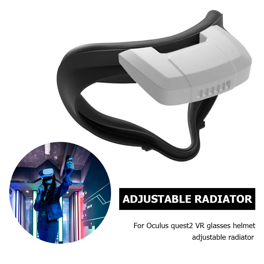 Three speed Adjustable Air Circulation for Oculus Quest 2 Fan Cooler Radiator Cooling Fan for