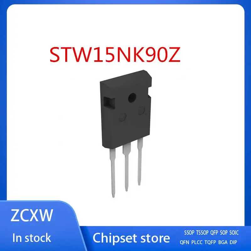 

10PCS/LOT NEW STW15NK90Z W15NK90Z TO-247
