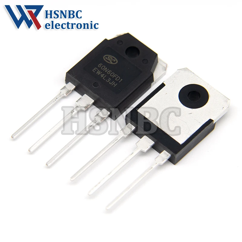 10Pcs/Lot SGT60N60FD1PN TO-3P OR SGT60N60FD1P7 TO-247 SGT60N60FD1 60N60FD1 600V 60A IGBT Power Transistor New Original