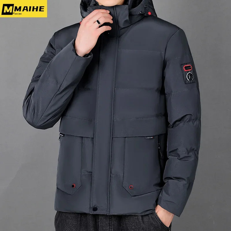 Новый пуховик с хлопковой подкладкой