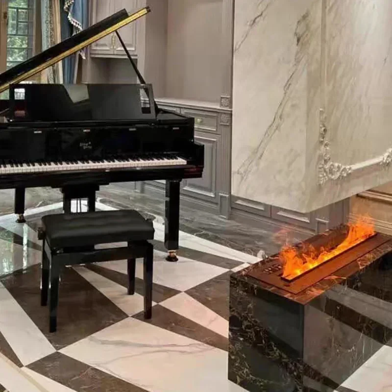 120CM 3D  fireplace humidifier interior decoration colorful flame touchable TV cabinet decoration electric fireplace