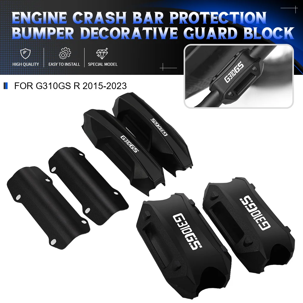 

G310GS G310R Motorcycle Bumper Engine Guard Protector FOR BMW G310 GS R 2015-2020 2021 2022 2023 Block 25mm Crash Bar Decorative