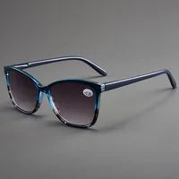 Oversized Reading Sunglasses For Women Men New Fashion Elegant Presbyopia Farsighted Eyeglasses With +1.0 1.5 2.0 2.5 3.0 4 1