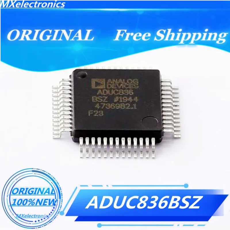 

1 шт./партия, новинка, ADUC836BSZ, ADUC836, QFP-52 IC, ADUC836BS, оригинал