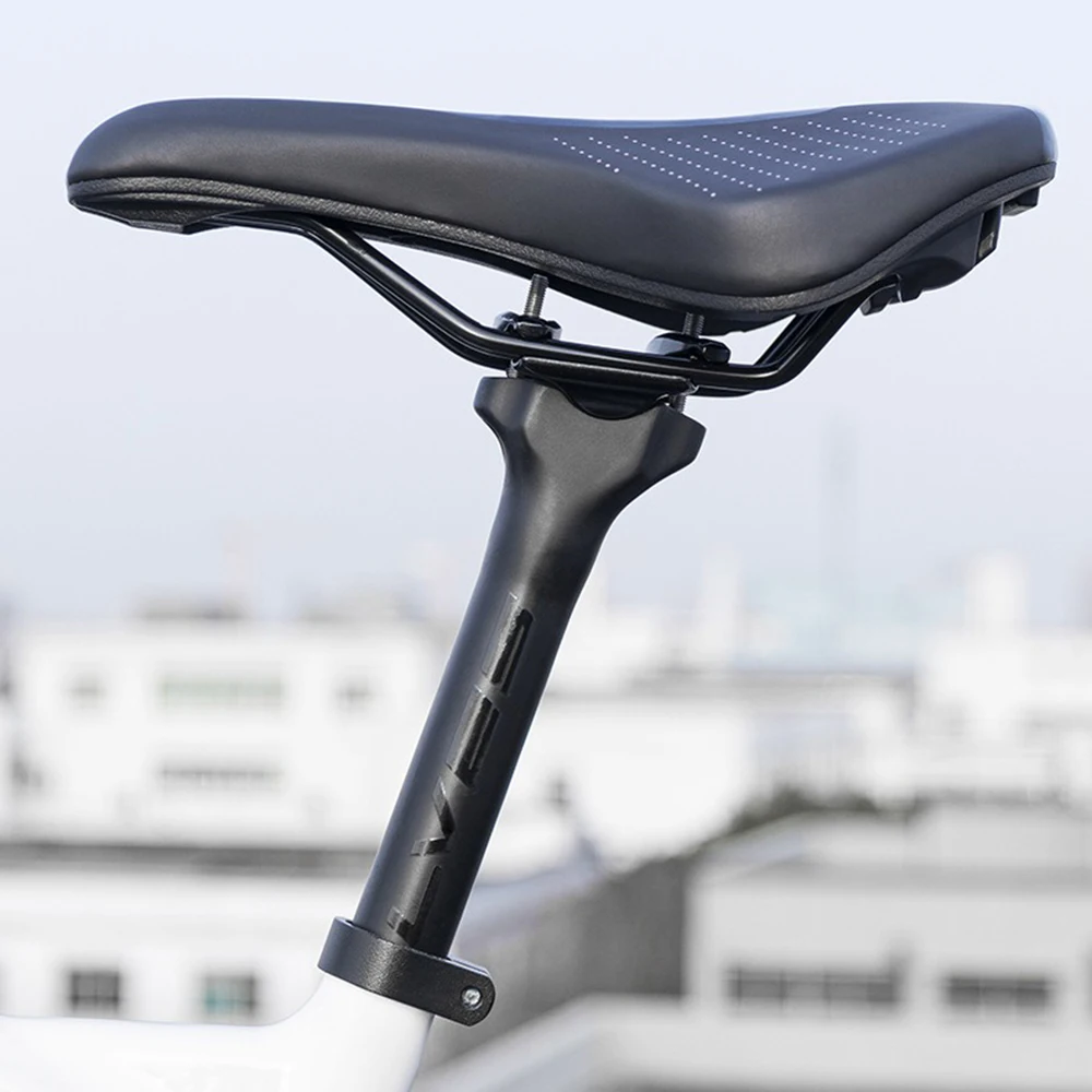 ROCKBROS Fahrradsattel, hohl, atmungsaktiv, stoßdämpfend, PU-Leder, rutschfest, leicht, für MTB und Rennrad – Detail 2